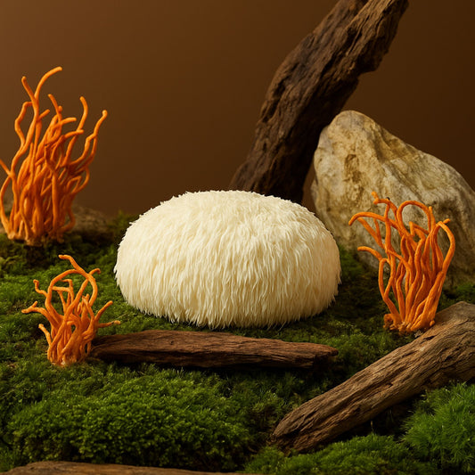 A Perfect Pair of Mushrooms for Memory and Energy