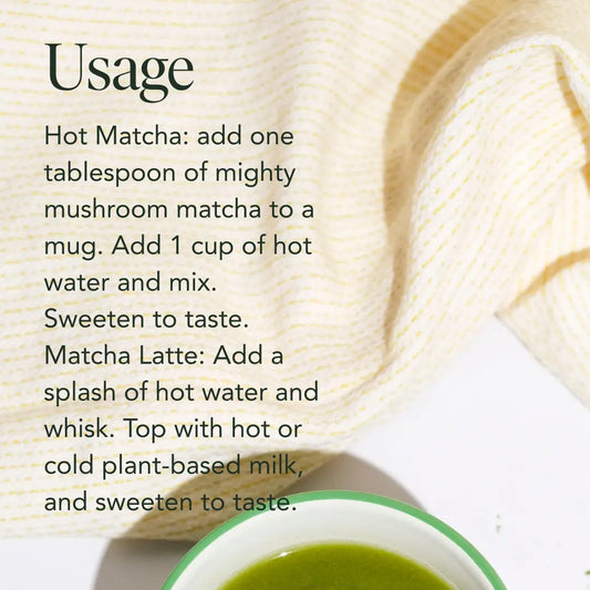 Mighty Mushroom Matcha